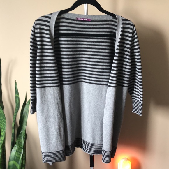 Smart Set 3/4 length sleeves cardigan medium - Picture 5 of 8